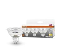 Osram LED Star MR16 12 V, lampes de réflecteur LED de Niedervolt MR16 avec socket de rétrofit, 2700 Kelvin, 50 watts Remplacement, 621 Lumen, Gu53, verre en plomb, 5 pack