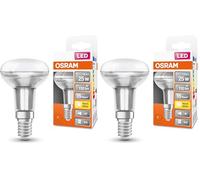 Osram LED Star R50 Lampe LED pour la prise E14, lampe à réflecteur, conception en verre, 110 lumens, blanc chaud (2700k), remplacement des ampoules de 25 W conventionnelles, non dimmables, 1 pack