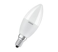 Osram Led Star+ Rgbw Ampoule Led Dépolie Pour Culot E14, Les Couleurs Rgbw Peuvent Être Changées Par Télécommande, Forme De Bougie, Remplacement Pour Les Ampoules Conventionnelles 40w, Double Pack