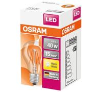 OSRAM 4058075112216 LED CEE E (A - G) E27 forme de poire 4 W = 40 W blanc chaud (Ø x L) 60 mm x 105