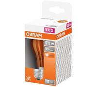 OSRAM - LED std verre orange déco 2.5W E27 160lm 1500K chaud