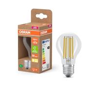 Osram LED Superstar Classic A 100 en forme d'ampouclassique, corps en verre transparent, 7,2 W, 1521 lm,E27, 2700 K pour lumière blanc chaud, EEK A, diamètre 60 mm, Clear