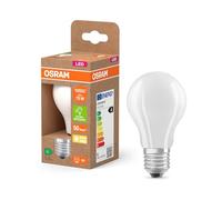 OSRAM LED Superstar Classic A 75 en forme d'ampouclassique en verre dépoli, 5 W, 1055 lm,E27, 2700 K pour lumière blanc chaud, EEK A, diamètre 60 mm.