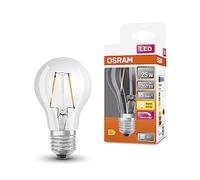 Osram LED Superstar Classic A25 Dimmable LED lampe pour socket E27, forme de poire, fil, 250 lumens, blanc chaud (2700k), remplacement des ampoules conventionnelles de 25 W, 1 pack