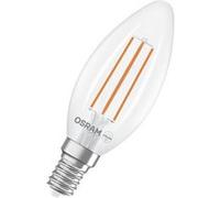 OSRAM LED Superstar Classic B 40 en forme de mini bougie classique - corps en verre transparent - 2 - 2 W - 470 lm - E14 - lumière blanc chaud de 2700 K diamètre 35 mm - lot de 2} G
