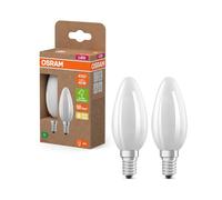 Osram Ampoule LED Superstar Classic B 40 – E14 2,2 W 470 lm 2700 K Ø35 mm verre dépoli, lot de 2