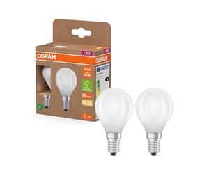 Osram LED Superstar Classic P 40 en forme de mini bouclassique en verre | , LED Lamps, 45.00 Millimetres dia, , pack de 2