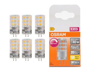 OSRAM LEDPIN40D CL - 3,8W GY6.35 Dimmable Blanc Chaud (Pack de 6)