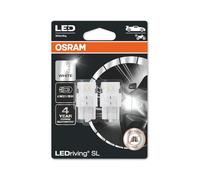 OSRAM LEDriving SL, 6000K, lampes de signalisation à LED, Off-road uniquement, pas d'homologation ECE, Double Blister, Blanc, W21/5W