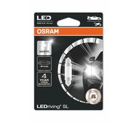 Osram LEDriving SL, 6000K, lampe de signalisation LED, hors route/off-road uniquement, pas d'homologation ECE, blister simple (1 lampe), Blanc, C5W (41 mm)