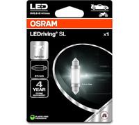 Osram LEDriving SL, ≜ C5W (41 mm), White 6000K, Blister (1 lamp), LED Retrofit, offroad use only