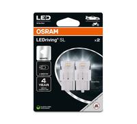 Osram LEDriving SL, ≜ W21W, White 6000K, Double Blister (2 lamps), LED Retrofit, offroad use only