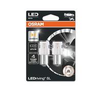 OSRAM LEDriving SL, P21W, lampes de signalisation à LED, hors route/off-road uniquement, pas d'homologation ECE, double blister, Orange