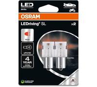Osram LEDriving SL, ≜ P21W, Red, Double Blister (2 lamps), LED Retrofit, offroad use only