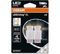 Osram LEDriving SL, ≜ P27/7W, Amber, Double Blister (2 lamps), LED Retrofit, offroad use only