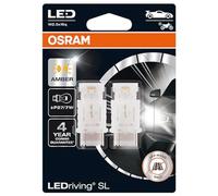 OSRAM LEDriving® SL, ≜ P27 / 7W, orange, lampes de signalisation à LED, hors route/off-road uniquement, pas d'homologation ECE, double blister