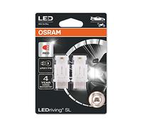 OSRAM LEDriving® SL, ≜ P27 / 7W, Rouge, lampes de signalisation à LED, Off-road uniquement, pas d'homologation ECE, Double Blister