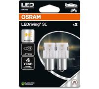 Osram LEDriving SL, ≜ PY21W, Amber, Double Blister (2 lamps), LED Retrofit, offroad use only, white