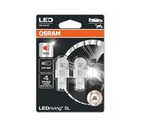 OSRAM LEDriving SL, W16W Lampes de signalisation à LED, Off-road uniquement, pas d'homologation ECE, Double Blister, Rouge