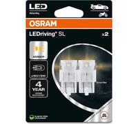 Osram LEDriving SL, ≜ W21/5W, Amber, Double Blister (2 lamps), LED Retrofit, offroad use only