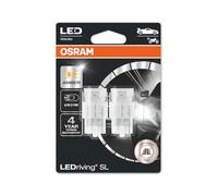 Osram LEDriving® SL, ≜ W21W, orange, lampes de signalisation à LED, hors route/off-road uniquement, pas d'homologation ECE, double blister