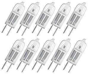 Osram Lot de 10 ampoules halogènes halogènes G4, variateur d'intensité Halo Star Superstar EEK C, 12 V, 10 W, 140 lumens, blanc chaud 2800 K
