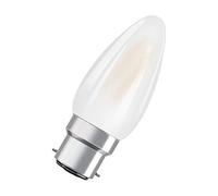 OSRAM Lot de 10 Ampoules LED | Culot B22 | Blanc chaud | 2700 K | 4 W équivalent 40 W | dépolie | LED Retrofit | Forme flamme
