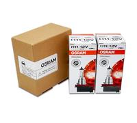 Osram Lot de 2 ampoules halogènes standard H11 64211L+ DOT PGJ19-2, 12 V, 55 W, 3800 K, fabriquées en Allemagne