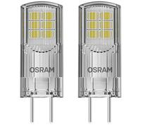 OSRAM Lot de 2 ampoules LED PIN 30 GY6.35 2,6 W = 28 W 300 lm 12 V Blanc chaud 80 Ra