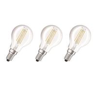 Osram - Lot de 3 Ampoules LED Filament Sphérique - Culot E14 - 4 W Equivalent 40 W - Blanc Chaud 2700K