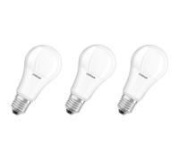Osram Lot De 3 Ampoules Led E27 Standard Dépolie 14 W Équivalent A 100 W Blanc Chaud