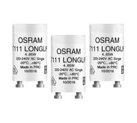 OSRAM Lot de 3 Starters ST111 LONGLIFE Pour tube Fluo 4-65 W utilisation individuelle