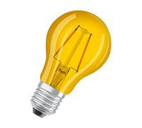 OSRAM Lot de 6 x Ampoule LED, Culot: E27, Jaune, 2200 K, 2,50 W, équivalent à 15 W, clair, LED STAR DECO CLASSIC A