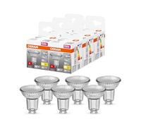 OSRAM Lot de 6 x réflecteur LED, Culot: GU6, Blanc chaud, 2700 K, 4,30 W, équivalent à 50 W, LED STAR PAR16