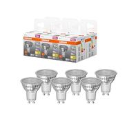 OSRAM Lot de 6 x réflecteurs Spots LED, Culot GU6, Blanc chaud, 2700 K, 6,90 W équivalent 80 W, LED STAR PAR16