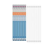 OSRAM Lot de 8 tubes LED 6,6 W G13 à double extrémité 6500 K sans plomb Lumière du jour froide Blanc lumière du jour