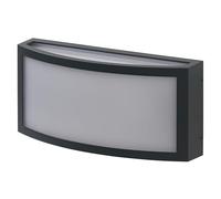 Osram Luminaire d’extérieur ENDURA CLASSIC CUADRA, applique murale, E27, gris foncé, aluminium, installation facile et rapide, diffuseur dépoli, classe de protection IP65, utilisation en extérieur