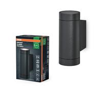OSRAM Luminaire d’extérieur ENDURA CLASSIC ITYS W, applique murale, GU10, gris foncé, aluminium, installation facile, diffuseur en verre ou en PMMA, classe de protection IP65,éclairage indirect