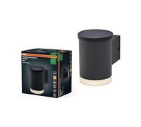 Osram Luminaire extérieur ENDURA STYLE SOLAR OXFORD, 0,5W, 50lm, applique murale, gris foncé, éclairage indirect, batterie rechargeable, IP44, température de couleur 3000K, ton blanc chaud