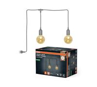 Osram Lustre d’extérieur Gris, Ø 4,5 cm, longueur de câble 6 m, blanc