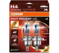 OSRAM NIGHT BREAKER H4 Lampe halogène pour phare Lamps plus de luminosité Groupe de produits Modèle Ampoules
