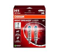 Osram Ampoule P14.5s H1 64150NL-2HB pour Opel BMW Ford Alfa Romeo Citroën VW – Lot de 2