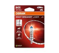 Osram Ampoule halogène NIGHT BREAKER LASER H1 64150NL-1BL +150% de luminosité 12V 55W Blister