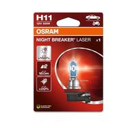 Osram NIGHT BREAKER LASER H11, +150% more brightness, halogen headlight lamp, 64211NL-1BL, 12V, blister (1 lamp)