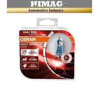 Osram Night Breaker Laser H4, 100% Faisceau Lumière Jusqu'À 150 M Lampe +150%