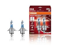 OSRAM 4062172387477 Ampoule halogène Night Breaker® Laser Next Generation H4 60/55 W 12 V