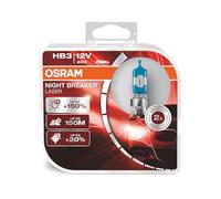 OSRAM NIGHT BREAKER LASER HB3, +150% de lumière en plus, ampoule de phare halogène, 9005NL-HCB, 12V, double boîtier (2 lampes)
