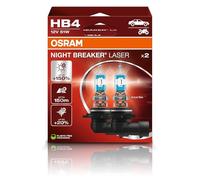 Osram Ampoule P22d HB4 9006NL-2HB pour Mitsubishi Mazda BMW Toyota Nissan – 2x