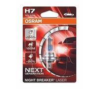 Ampoule, éclairage de virage OSRAM H7 Night Breaker Laser 12V, 55W