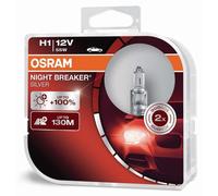 OSRAM NIGHT BREAKER SILVER H1 DuoBox 3200 K 1550 lm Ampoule 64150NBS-HCB